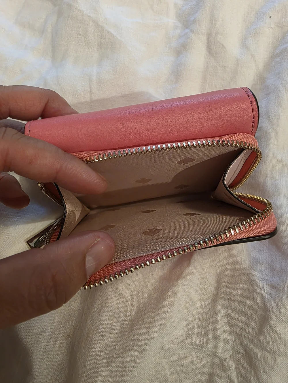 Kate Spade New York Pink Strawberry Compact Wallet